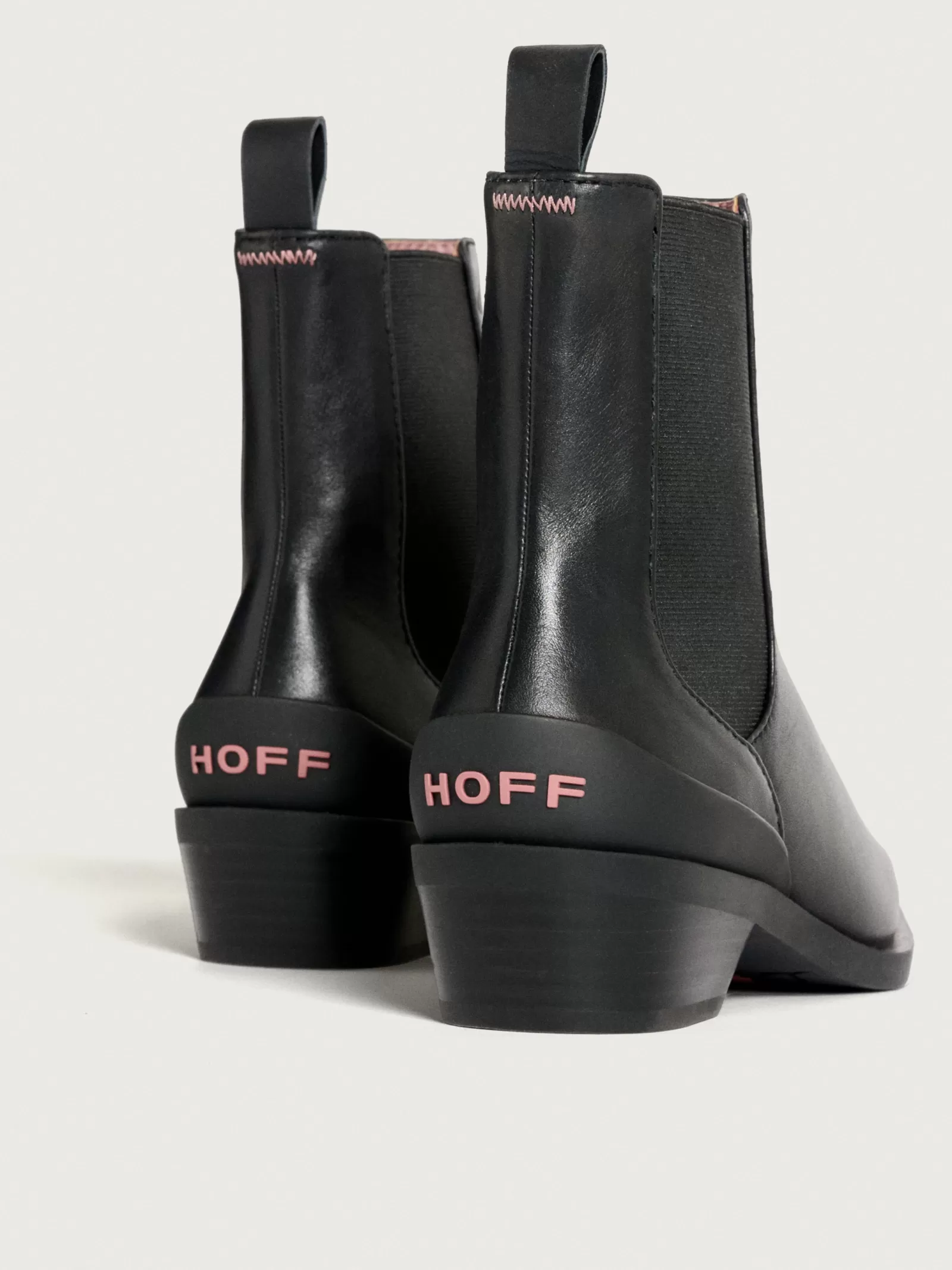 Botas Vaqueras HOFF para Mujer - Diseño Auténtico Rodeo Cowboy en Cuero Negro