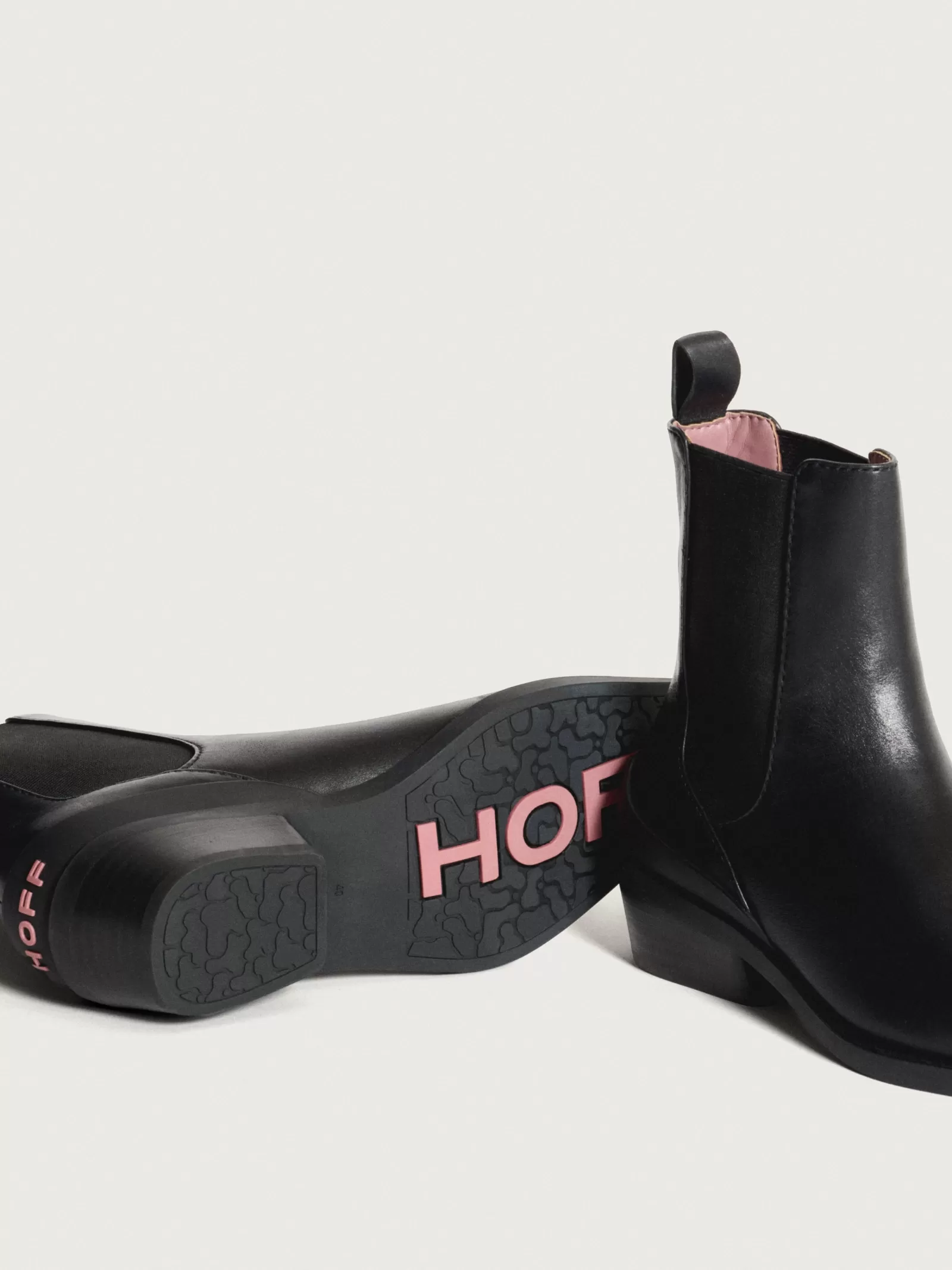 Botas Vaqueras HOFF para Mujer - Diseño Auténtico Rodeo Cowboy en Cuero Negro