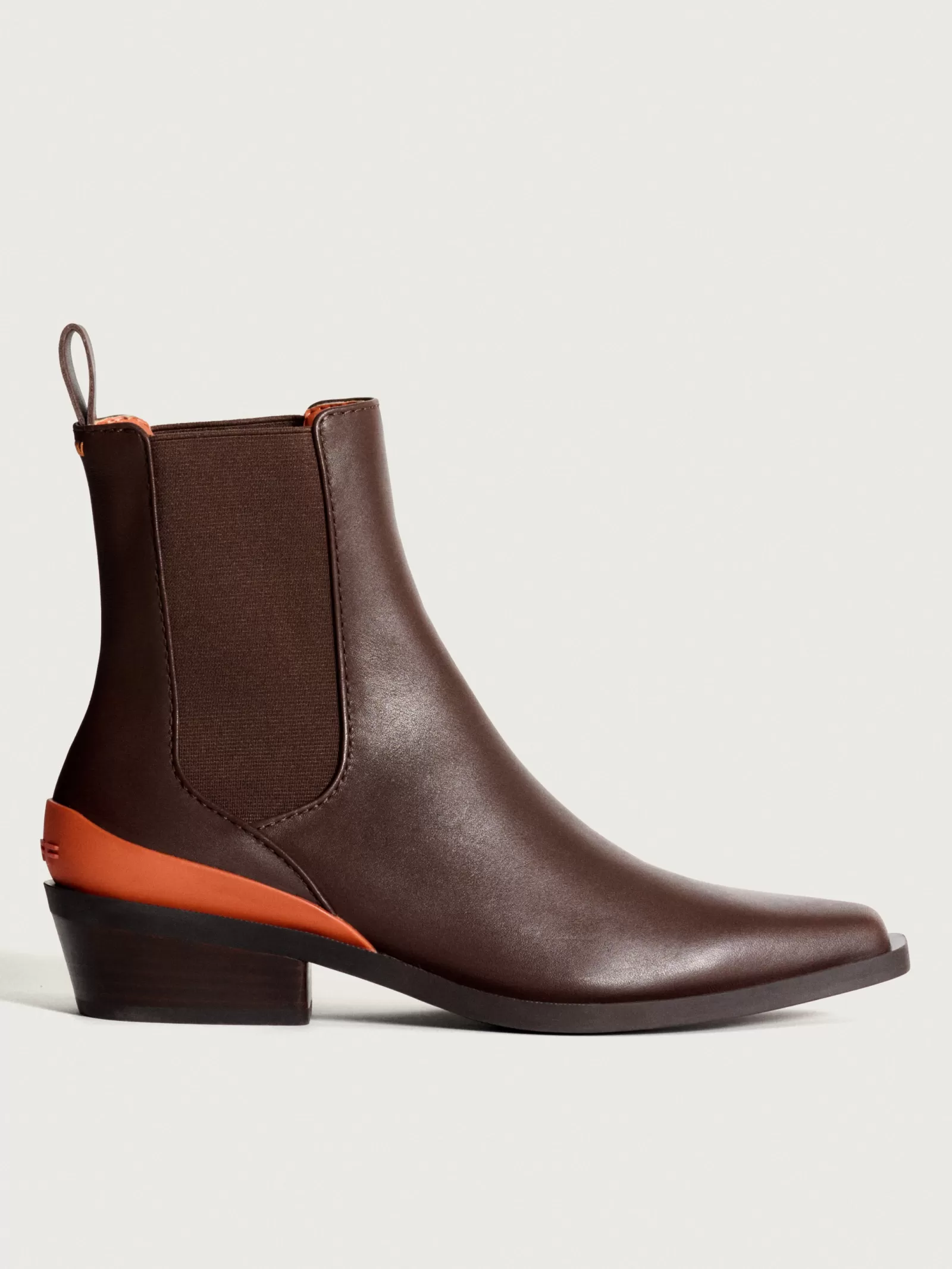 Botas Vaqueras de Cuero Marrón con Estilo Rodeo HOFF - Botines Casuales para Mujer
