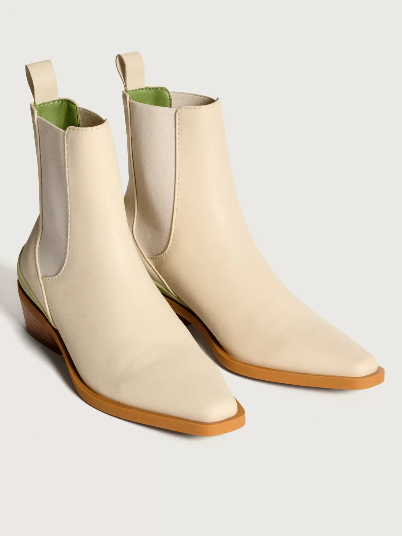Botas Vaqueras para Mujer - HOFF BOOT Colección Rodeo en Blanco Roto, Diseño Auténtico y Cómodo