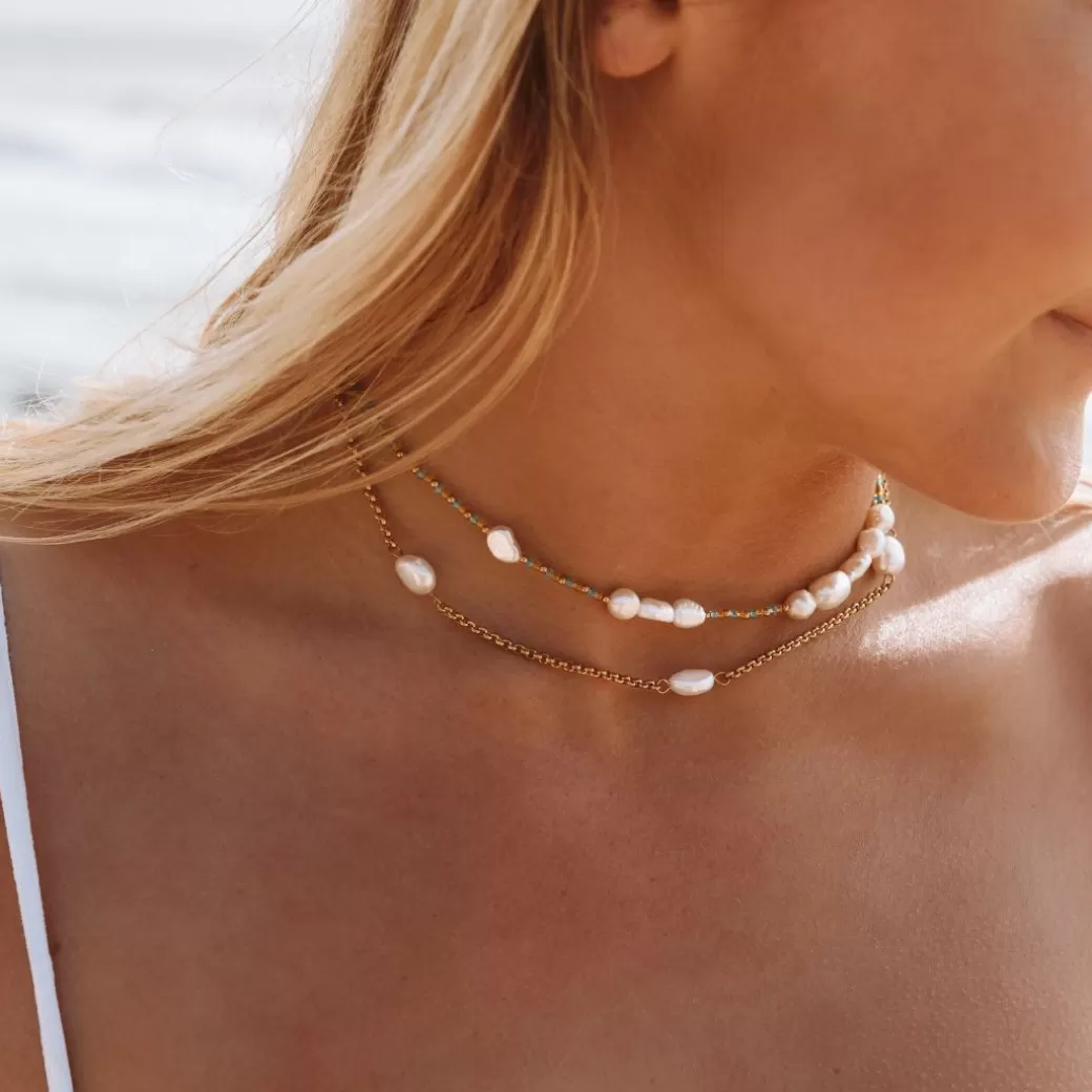 Collar Inspirado en el Paraíso de Bora Bora - Joyería Atolea con Toque Tropical