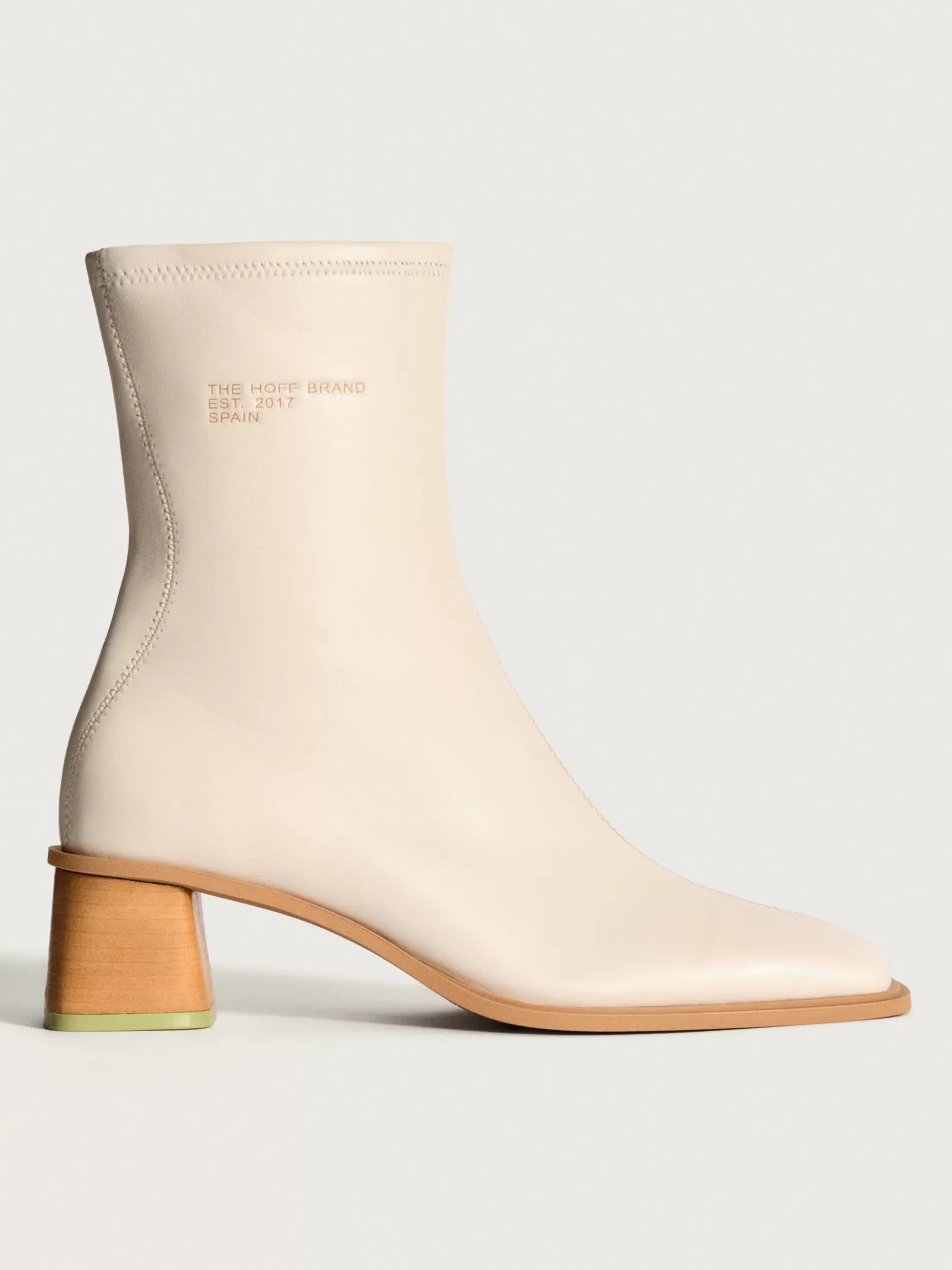 Botines de Mujer HOFF con Tacón Date en Blanco Roto - Estilo Moderno y Cómodo