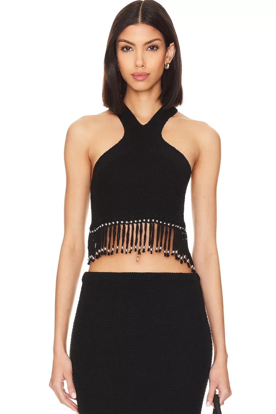 Amantes y Amigos - Top Briony con Detalles de Flecos Boho para Looks Únicos