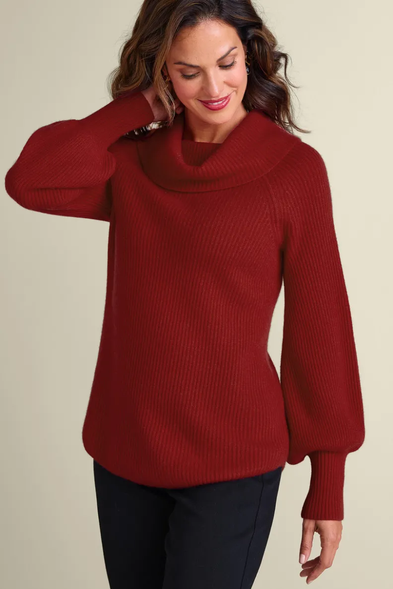 Suéter de Cachemir Calanthe - Tejido Premium Invernal · Prendas de Abrigo Soft Surroundings · Lujo Suave y Cálido para el Invierno