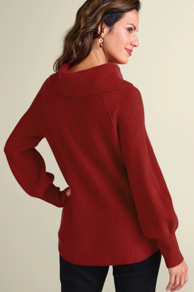 Suéter de Cachemir Calanthe - Tejido Premium Invernal · Prendas de Abrigo Soft Surroundings · Lujo Suave y Cálido para el Invierno