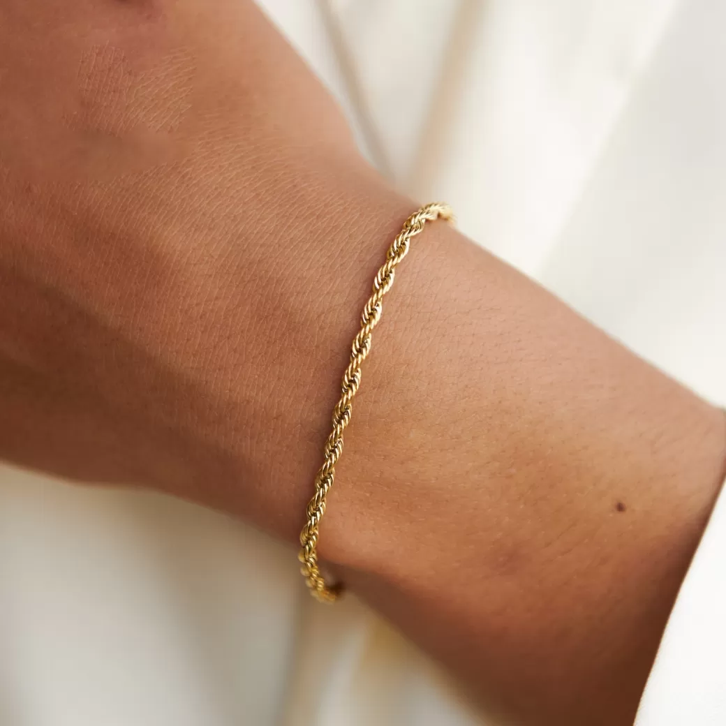 Pulsera Calvi de Cadena Trenzada | Joyería Atolea ¡Oferta Especial por Tiempo Limitado!