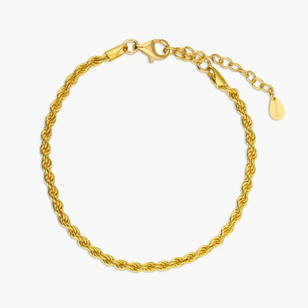 Pulsera Calvi de Cadena Trenzada | Joyería Atolea ¡Oferta Especial por Tiempo Limitado!