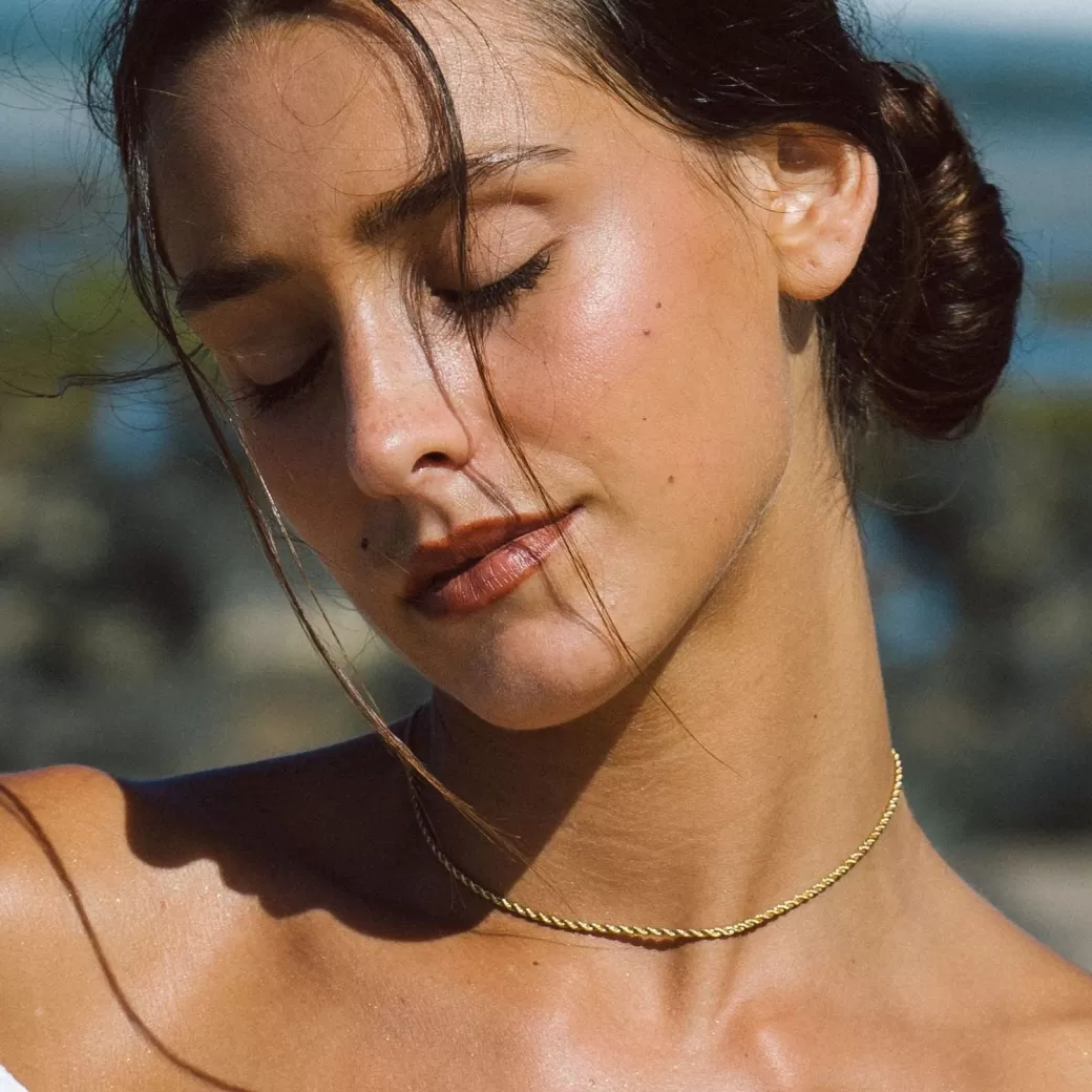 Cadena Calvi de Atolea - Collar Trenzado con Detalles Artesanales en Plata de la Colección Mediterránea