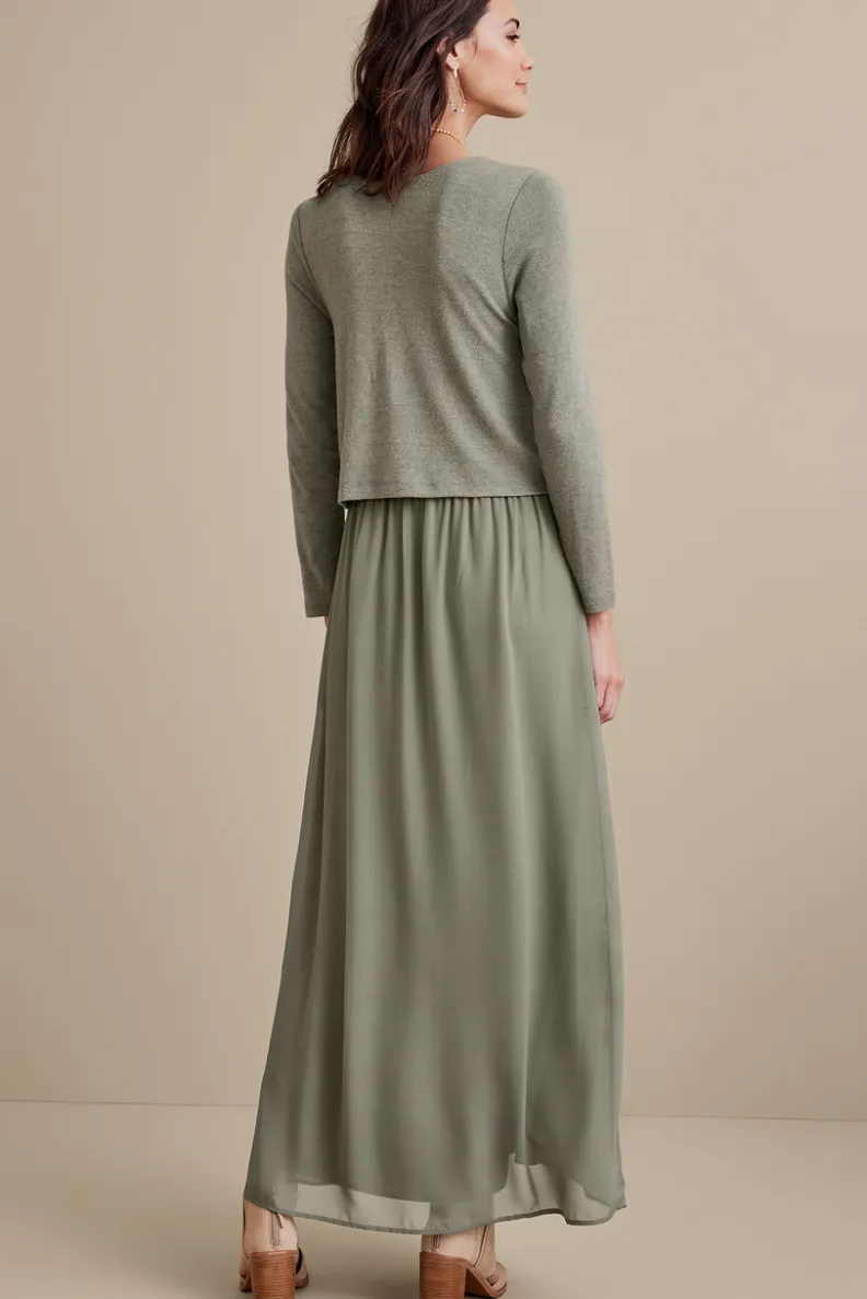 Vestido Cassie de Soft Surroundings - Tejido vaporoso con corte casual elegante para verano, disponible en colores estacionales. ¡Elección perfecta para ocasiones especiales y looks diarios!