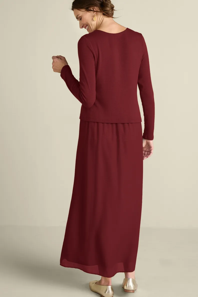 Vestido Cassie de Soft Surroundings - Tejido vaporoso con corte casual elegante para verano, disponible en colores estacionales. ¡Elección perfecta para ocasiones especiales y looks diarios!