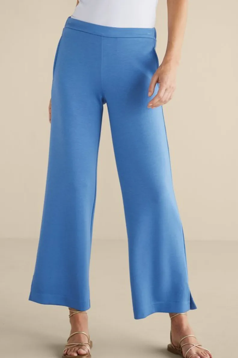 Pantalones Ceri de Tejido Suave - Corte Amplio para una Silueta Relajada