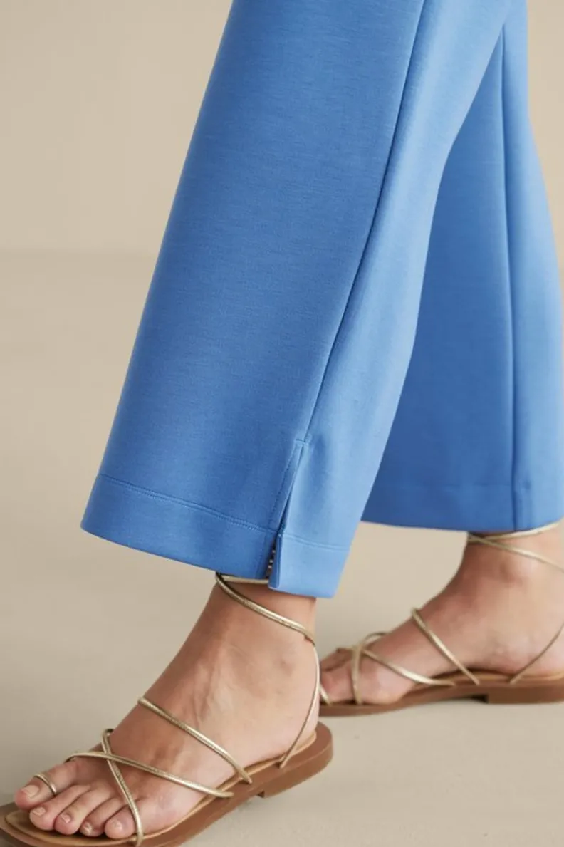 Pantalones Ceri de Tejido Suave - Corte Amplio para una Silueta Relajada