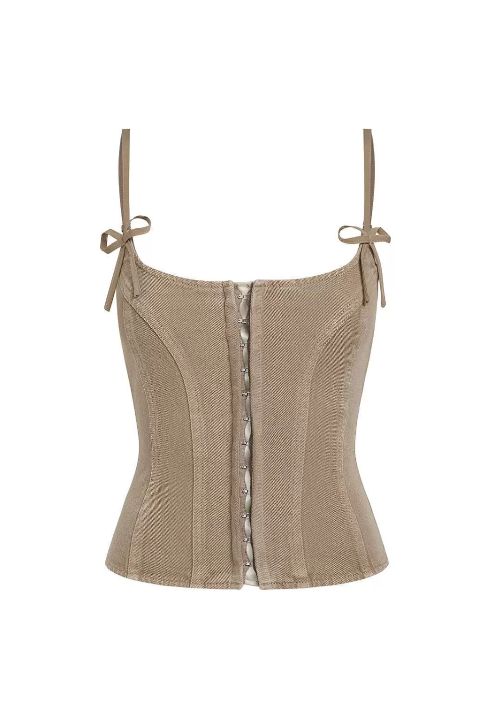 ¡Aprovecha Ahora! Corsé de Denim Leona: Estilo Poderoso y Seductor - Oferta por Tiempo Limitado