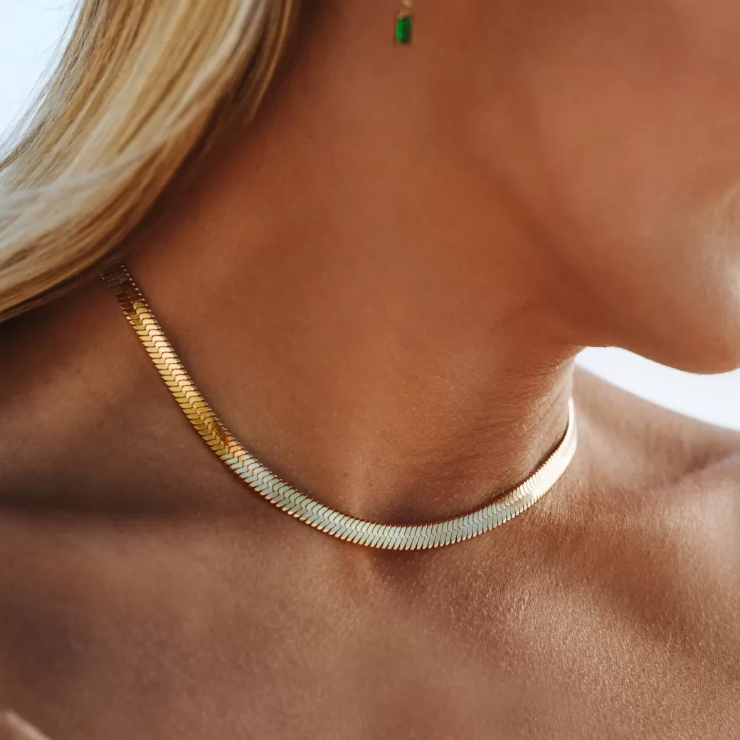 Gargantilla Artesanal de Espiga Voluminosa | Joyería Atolea con Oferta Especial
