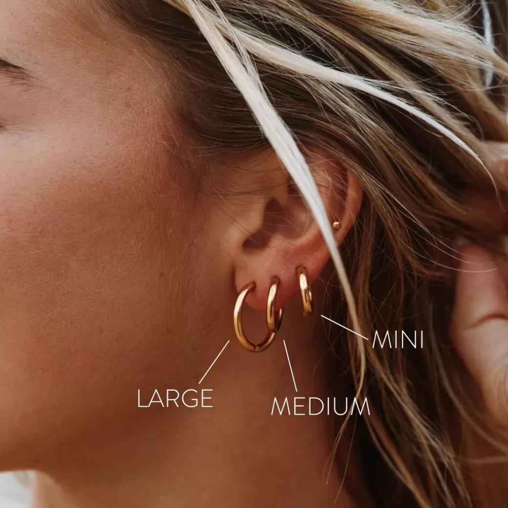 Aros Clásicos de Plata Esterlina - Joyería Atolea, Exclusivo Outlet