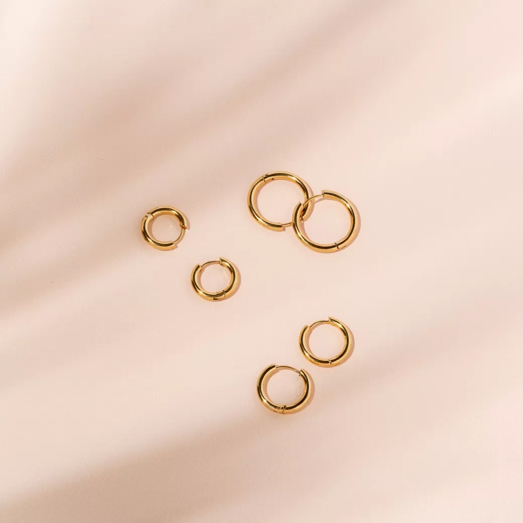 Aros Clásicos de Plata Esterlina - Joyería Atolea, Exclusivo Outlet