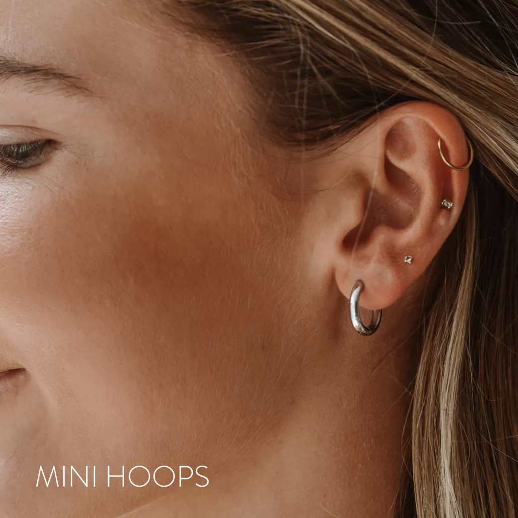 Aros Clásicos de Plata Esterlina - Joyería Atolea, Exclusivo Outlet