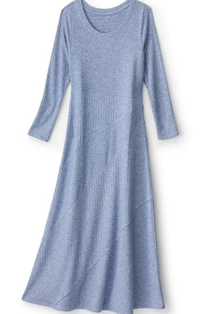 Vestido Clio de Soft Surroundings: Elegancia Casual con Detalles en Tejido Airy