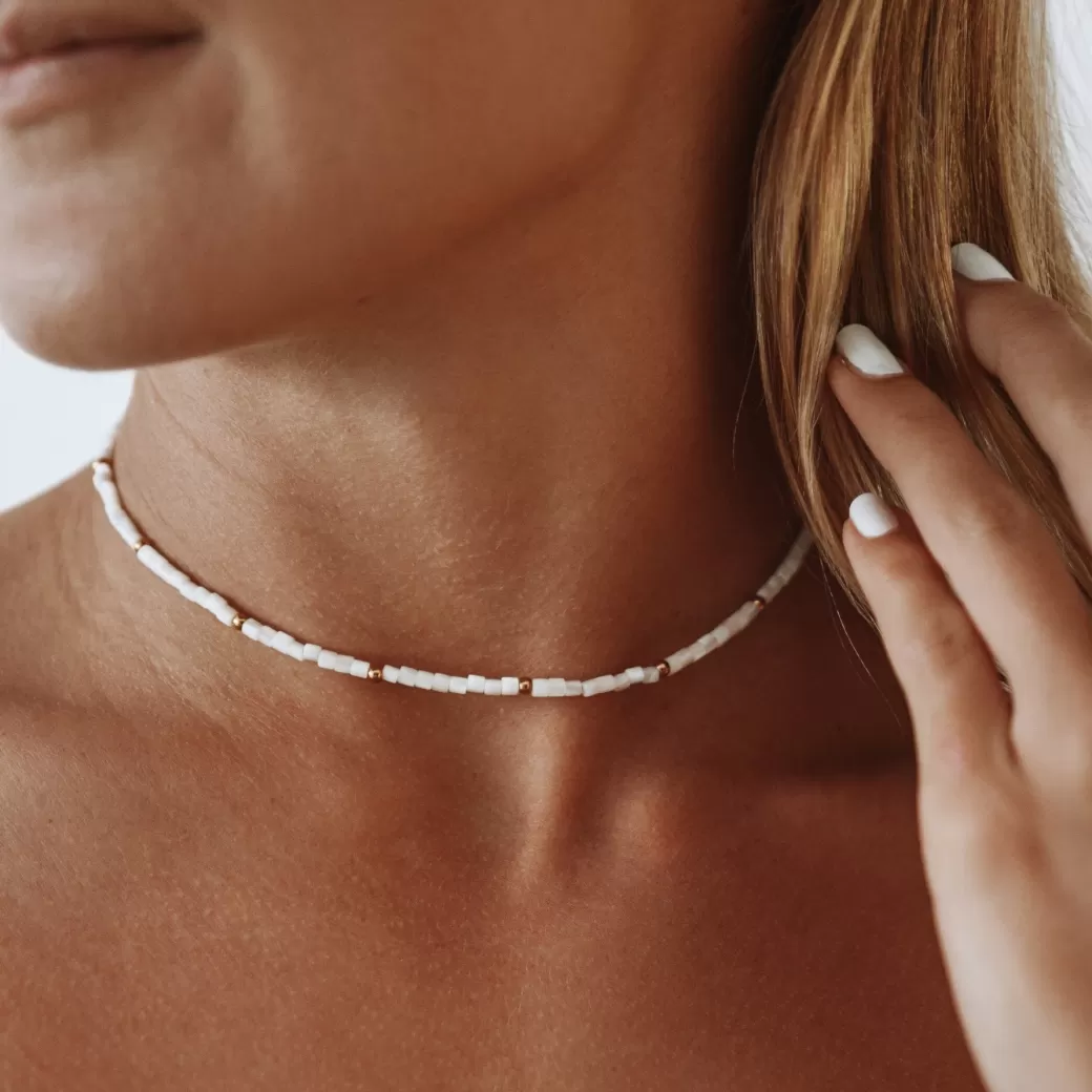 Collar Elegante Coral Bay - Joyería de Moda Atolea con Precio Accesible