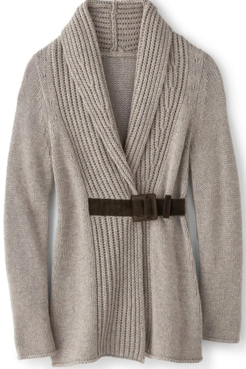 Jersey Cómodo para Fines de Semana en el Campo - Soft Surroundings en Beige Suave