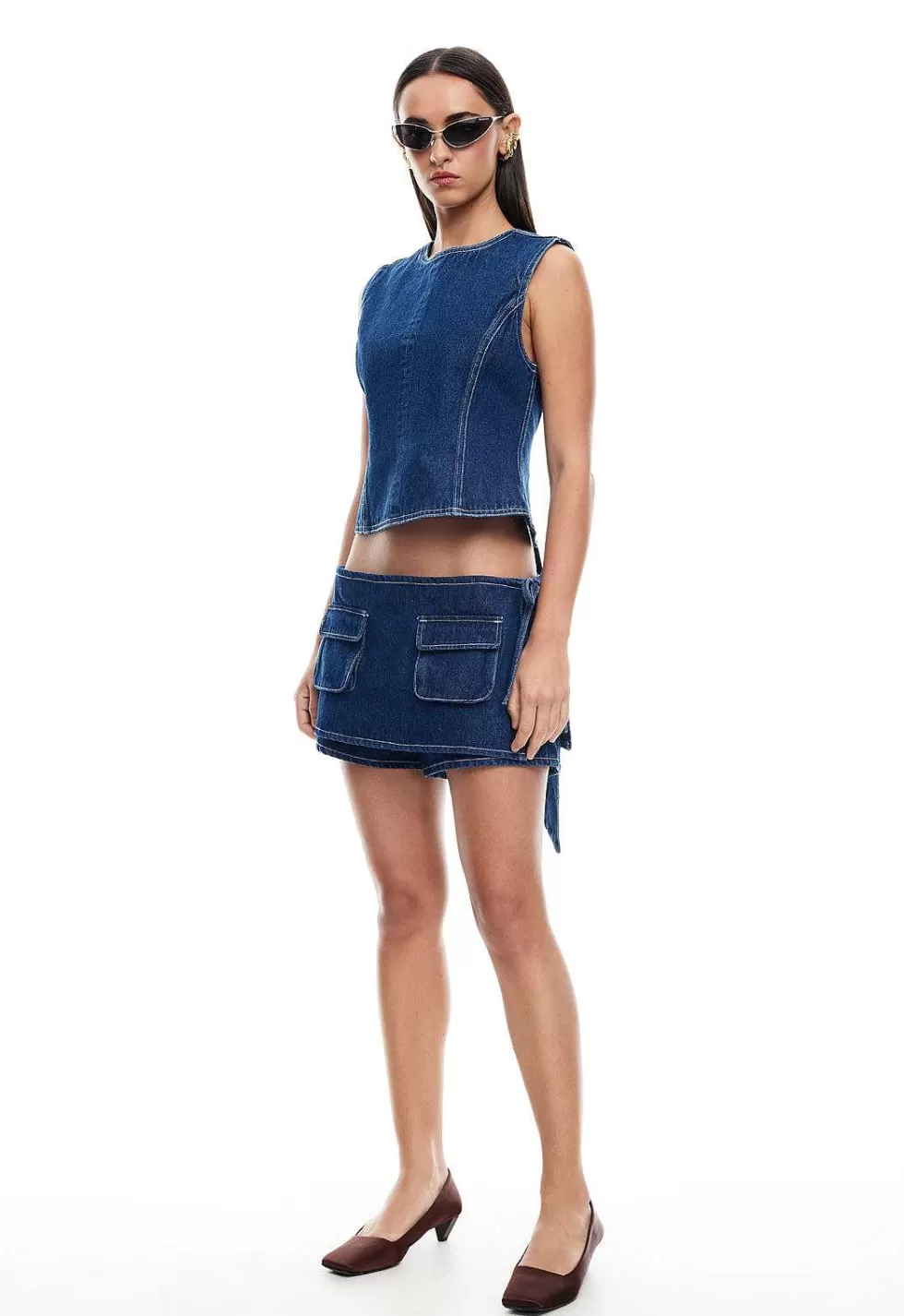 Falda Corta Leona Estilo Campo - Ofertas Especiales de Temporada