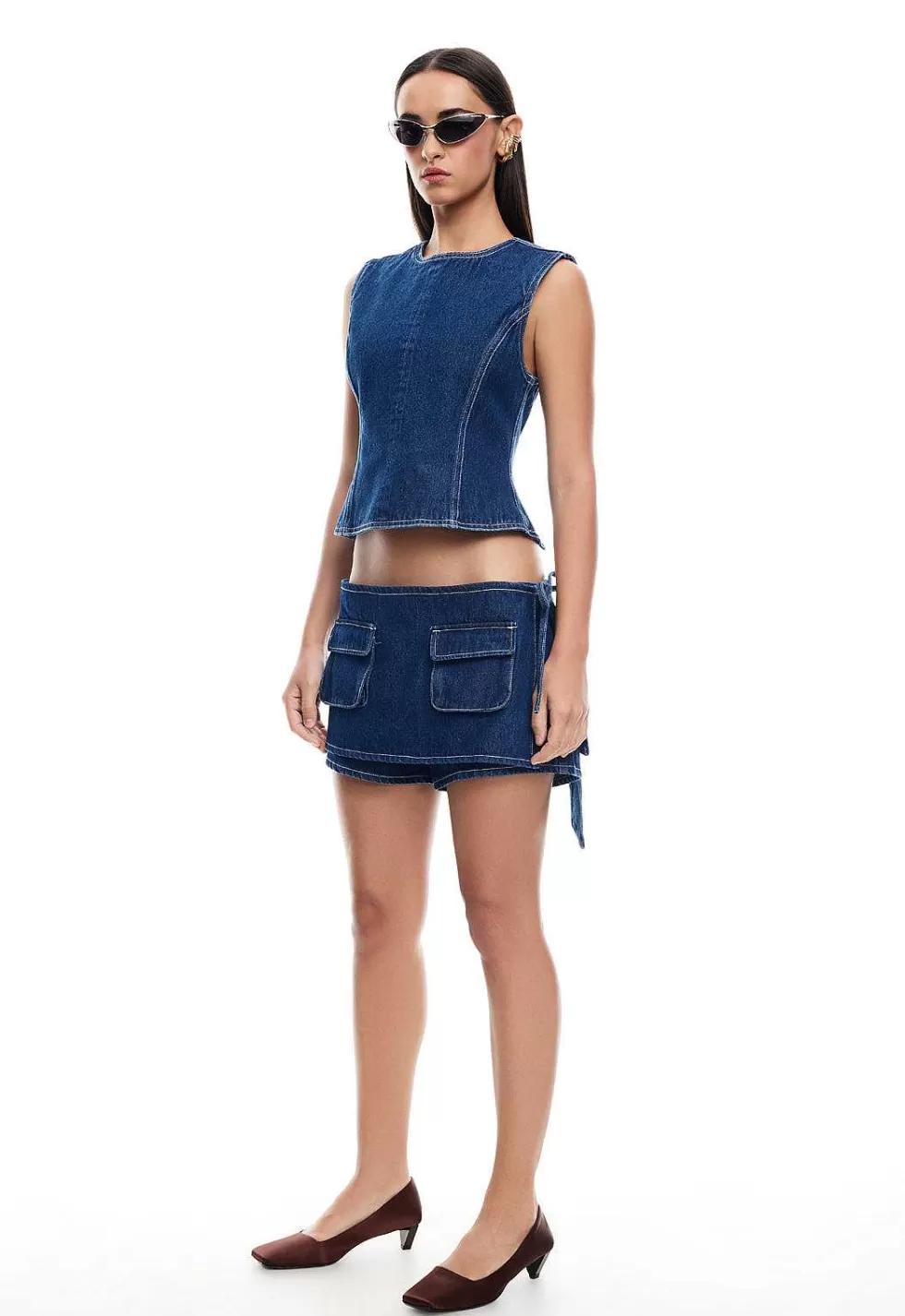 Falda Corta Leona Estilo Campo - Ofertas Especiales de Temporada