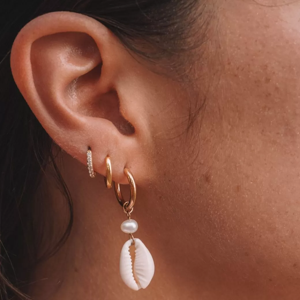 ¡Aprovecha Nuestra Oferta! Aretes Elegantes con Detalles de Caracola - Colección Exclusiva Joyería Atolea