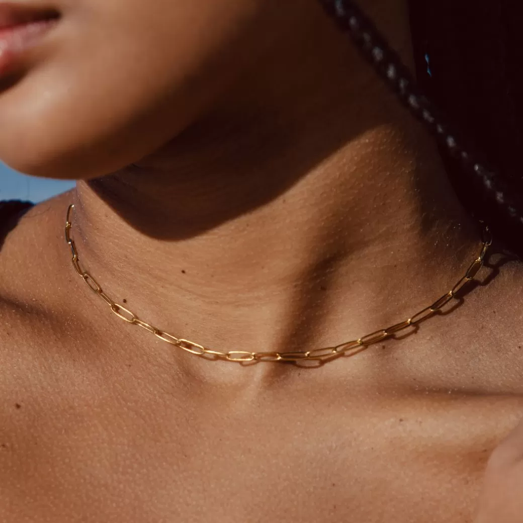 Gargantilla Boho de Clip Cozumel - Joyería Atolea para Estilo Playero Único