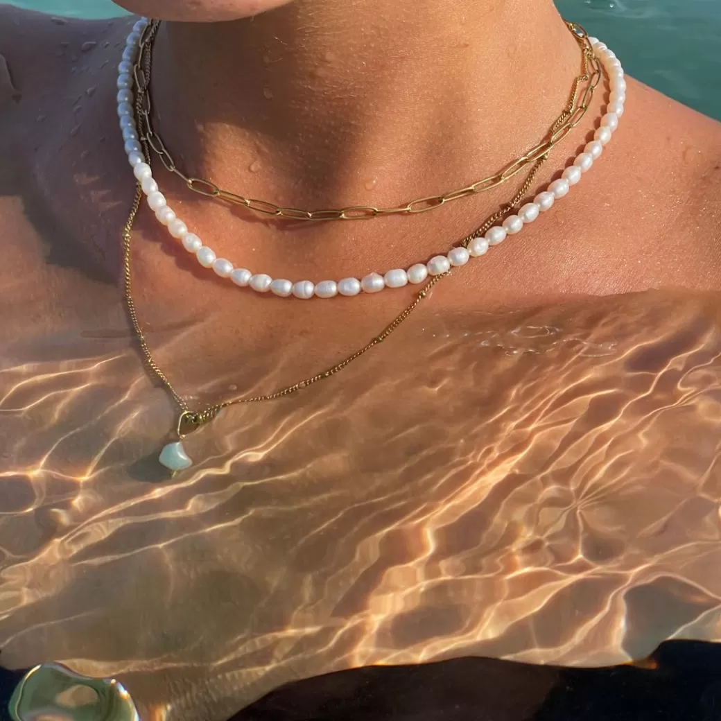Gargantilla Boho de Clip Cozumel - Joyería Atolea para Estilo Playero Único