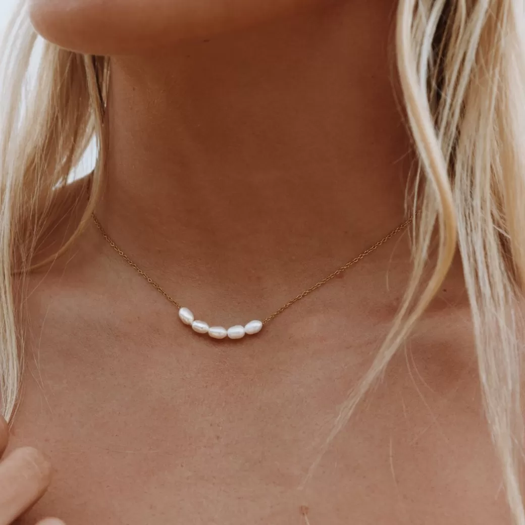 Collar Elegante de Perlas de Río | Joyería Atolea - ¡Oferta Relámpago por Tiempo Limitado!