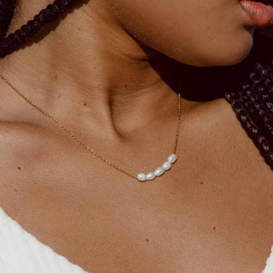 Collar Elegante de Perlas de Río | Joyería Atolea - ¡Oferta Relámpago por Tiempo Limitado!