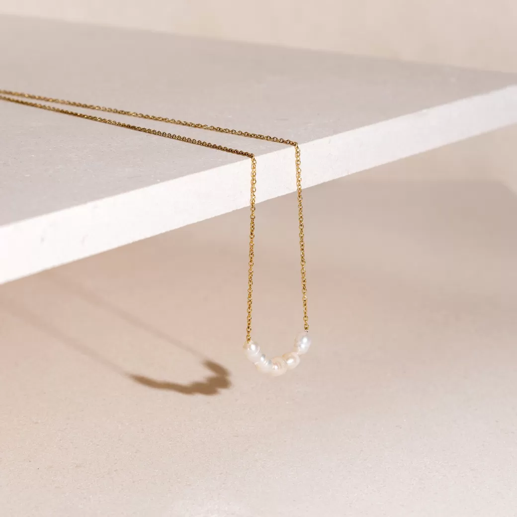 Collar Elegante de Perlas de Río | Joyería Atolea - ¡Oferta Relámpago por Tiempo Limitado!