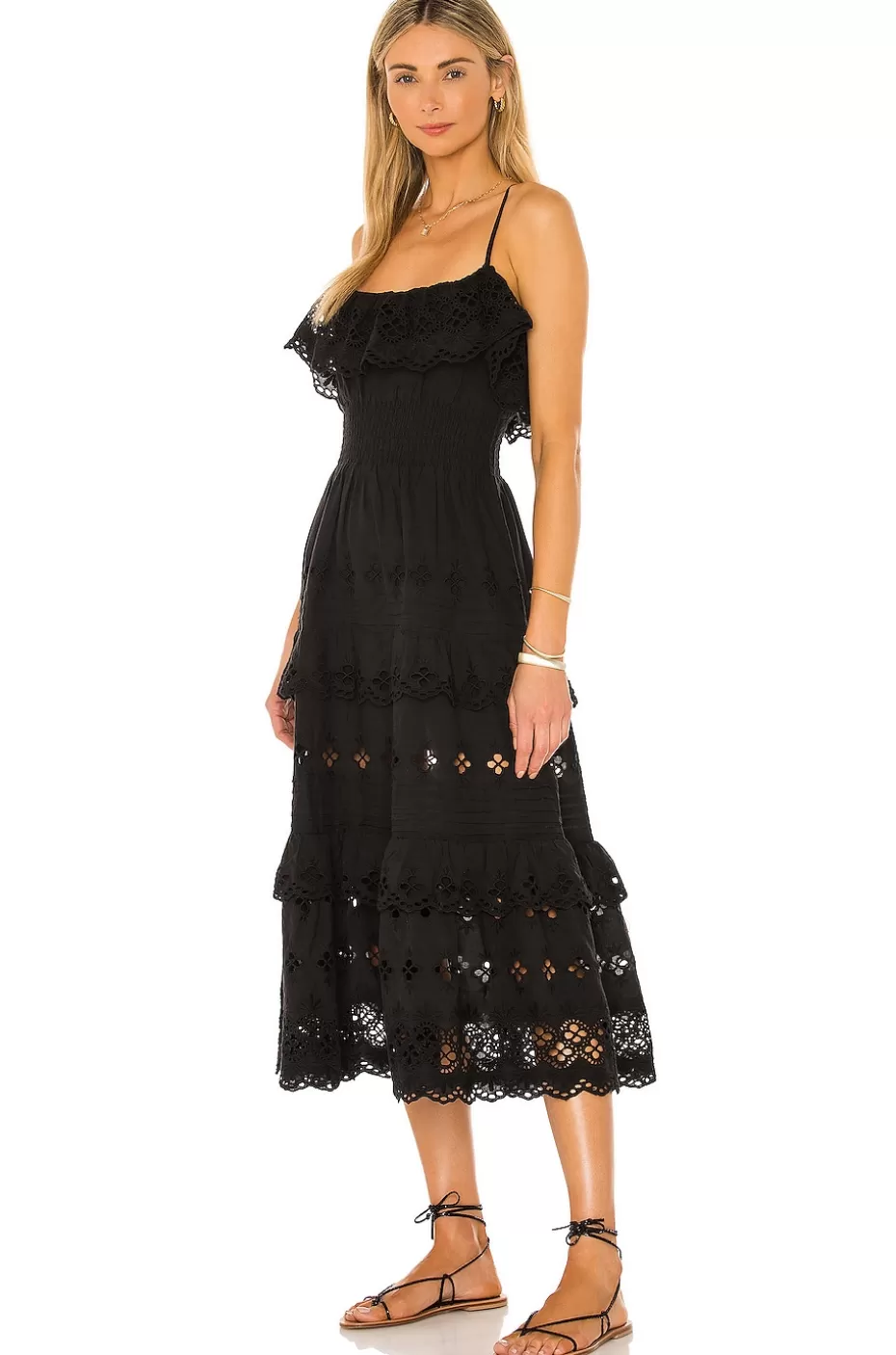 Vestido Mid-Largo Dallas con Toque Moderno - Elegancia Casual de Lovers + Friends