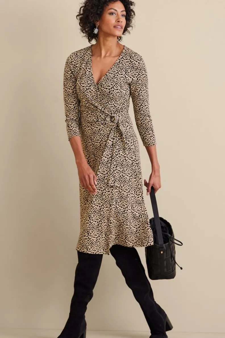 Vestido Damaria de Soft Surroundings - Elegancia Casual en Tela Fluida para Mujer