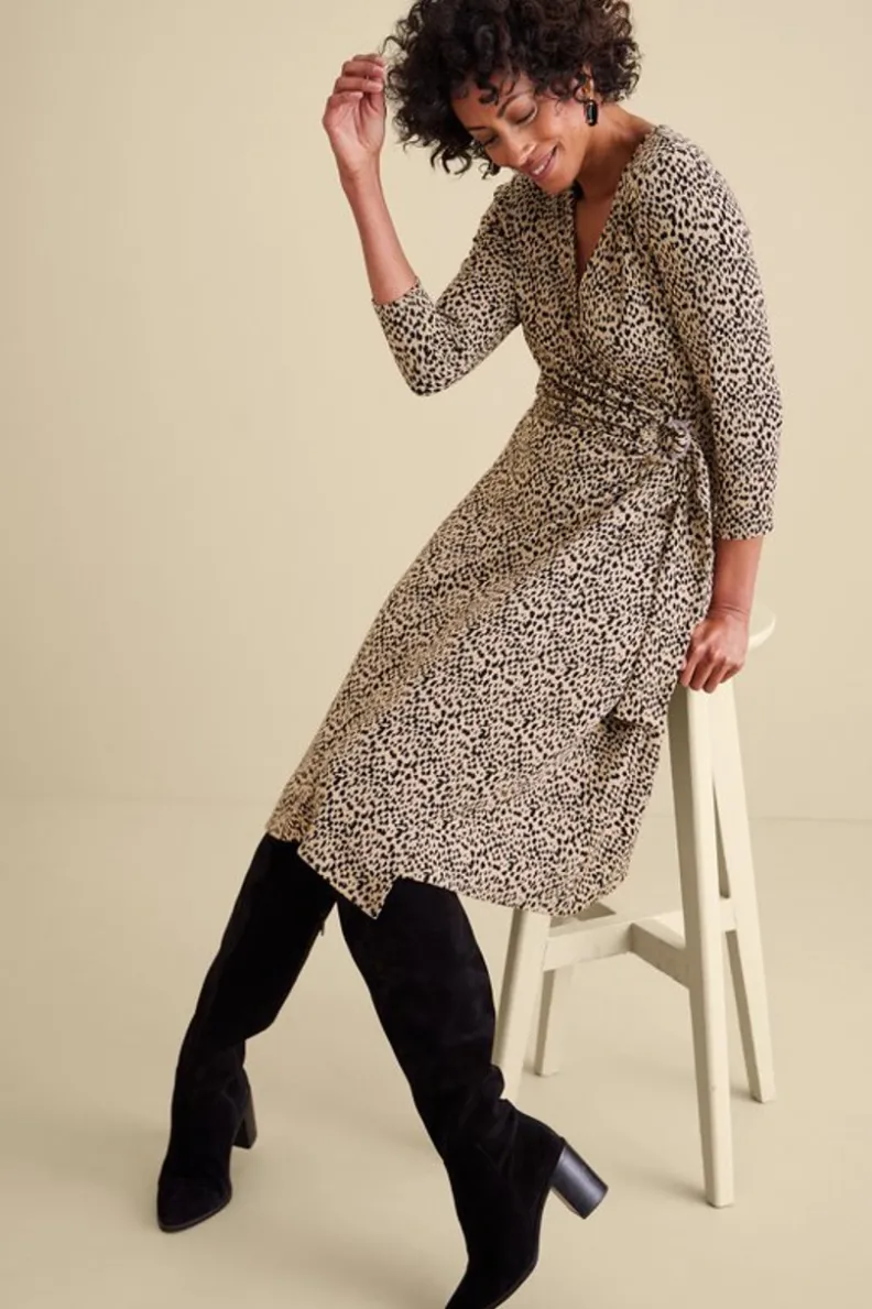 Vestido Damaria de Soft Surroundings - Elegancia Casual en Tela Fluida para Mujer