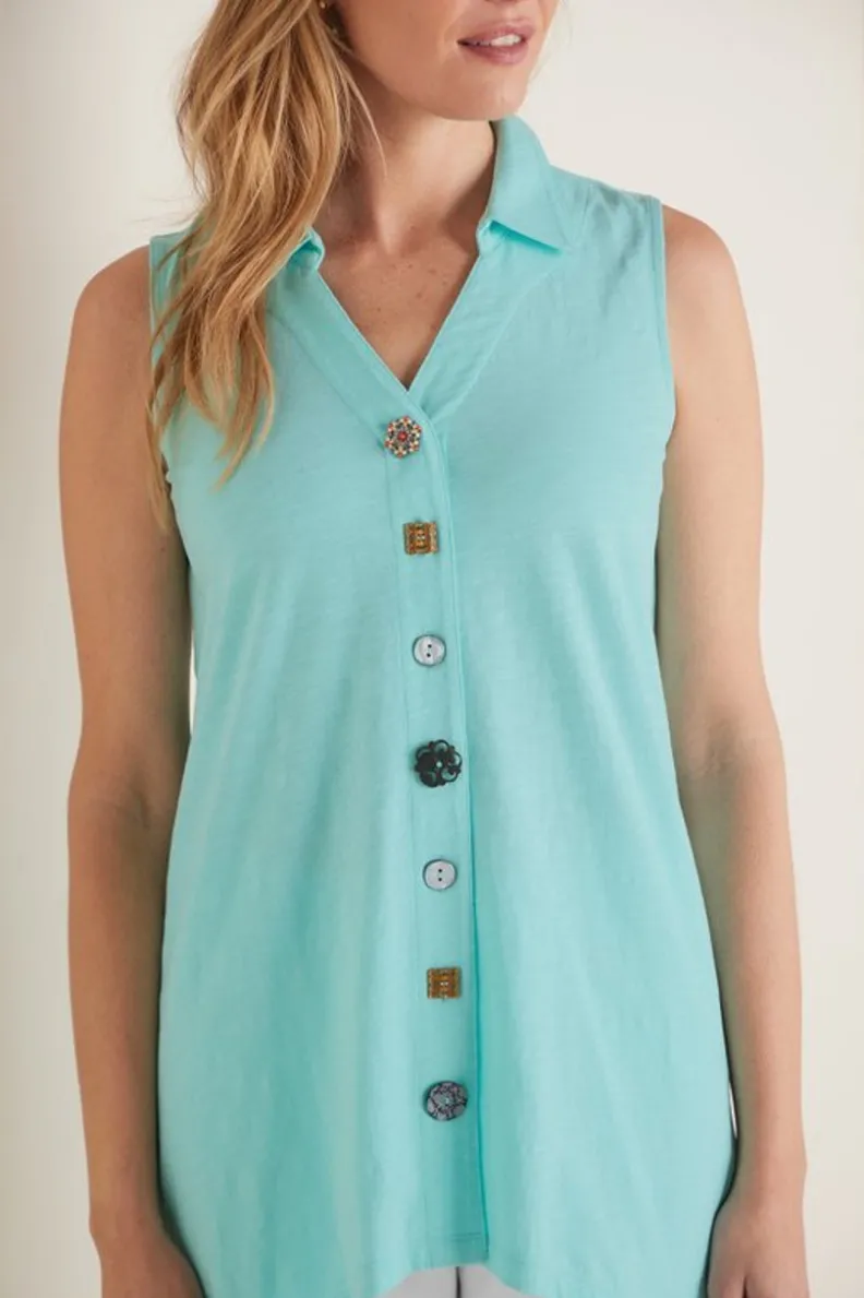 Blusa Danielle con Botones - Tejido Ultra Suave y Ajuste Perfecto para un Estilo Casual Elegante
