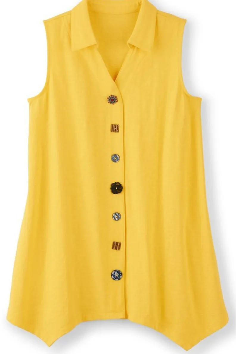 Blusa Danielle con Botones - Tejido Ultra Suave y Ajuste Perfecto para un Estilo Casual Elegante