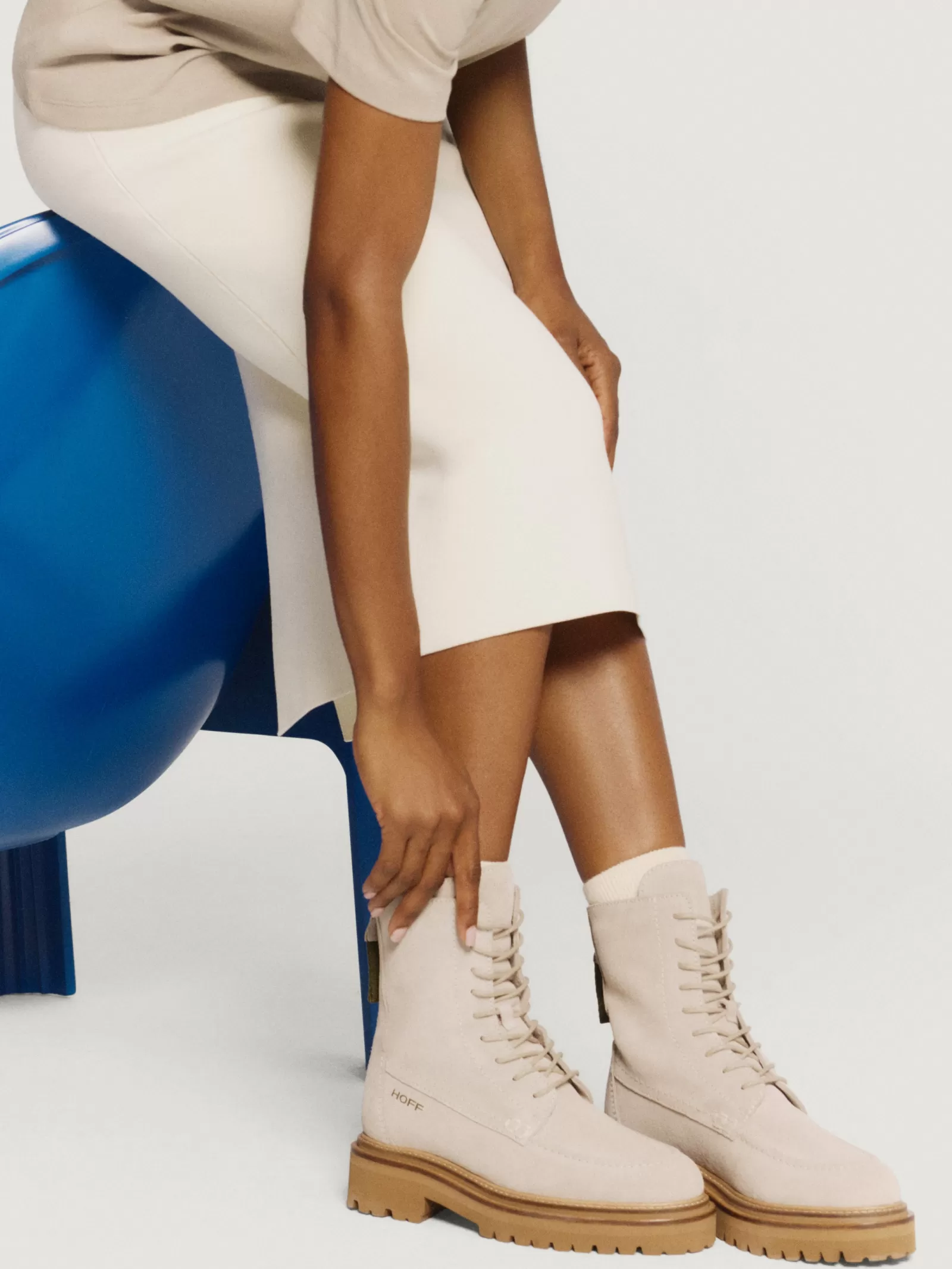 Botas Desierto HOFF Mujer - Beige Arena, Estilo Casual y Versátil para Tu Look Diario