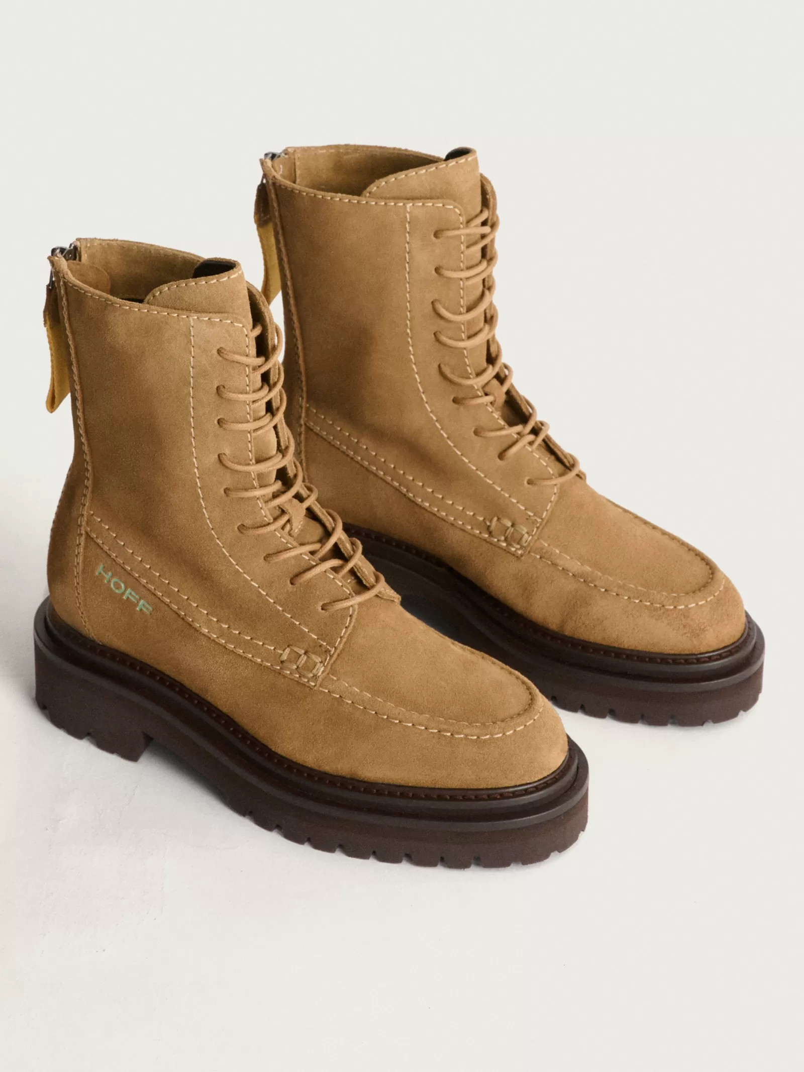 Botas Desert de Mujer en Cuero Suave Tono Camel - Botines Cálidos para Estilo Urbano | HOFF