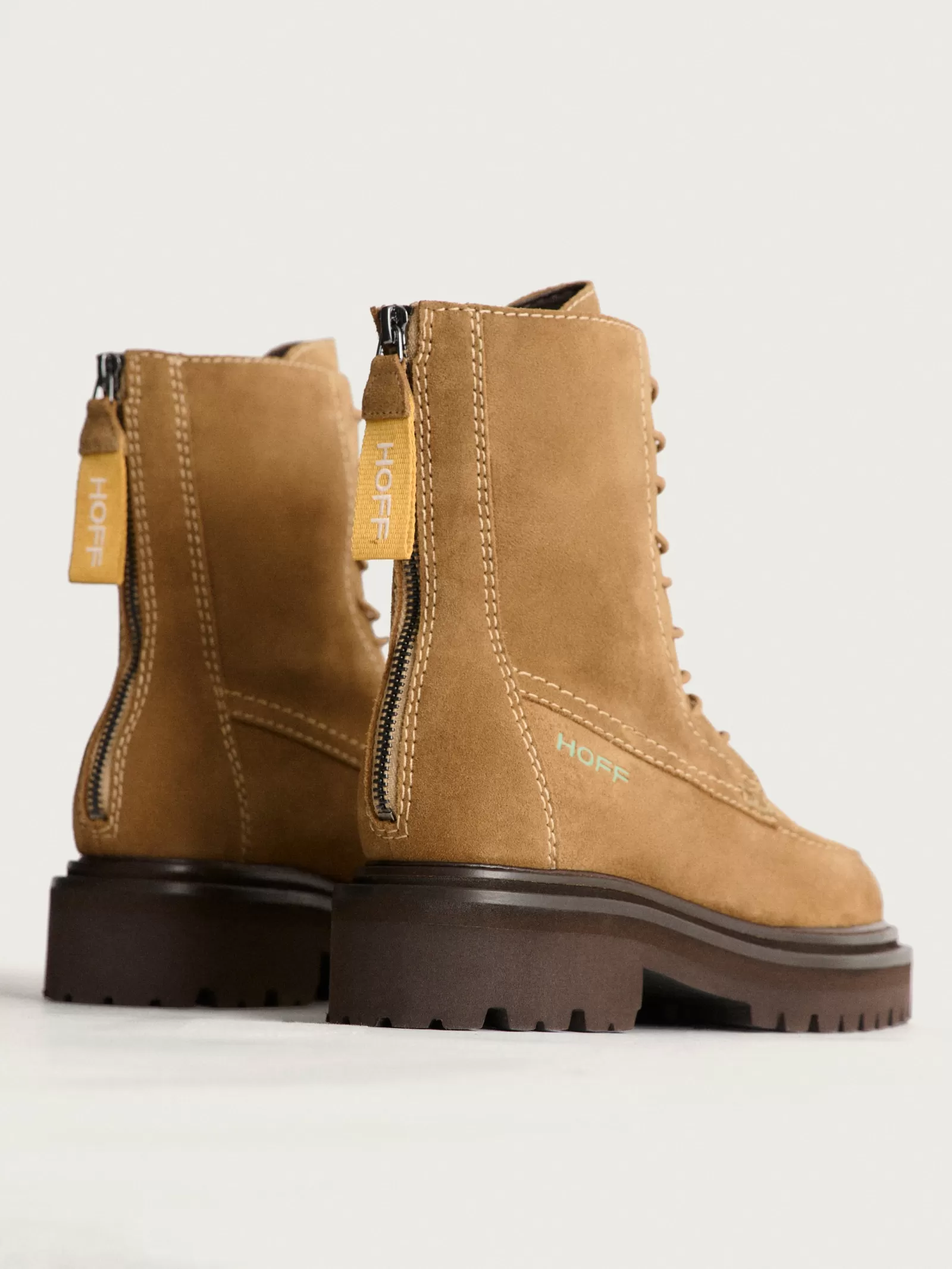 Botas Desert de Mujer en Cuero Suave Tono Camel - Botines Cálidos para Estilo Urbano | HOFF