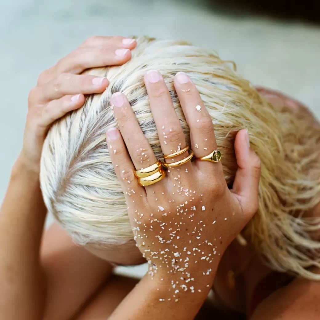 Anillo Doble de Diseño Exclusivo - Elegancia Moderna en Joyería Atolea