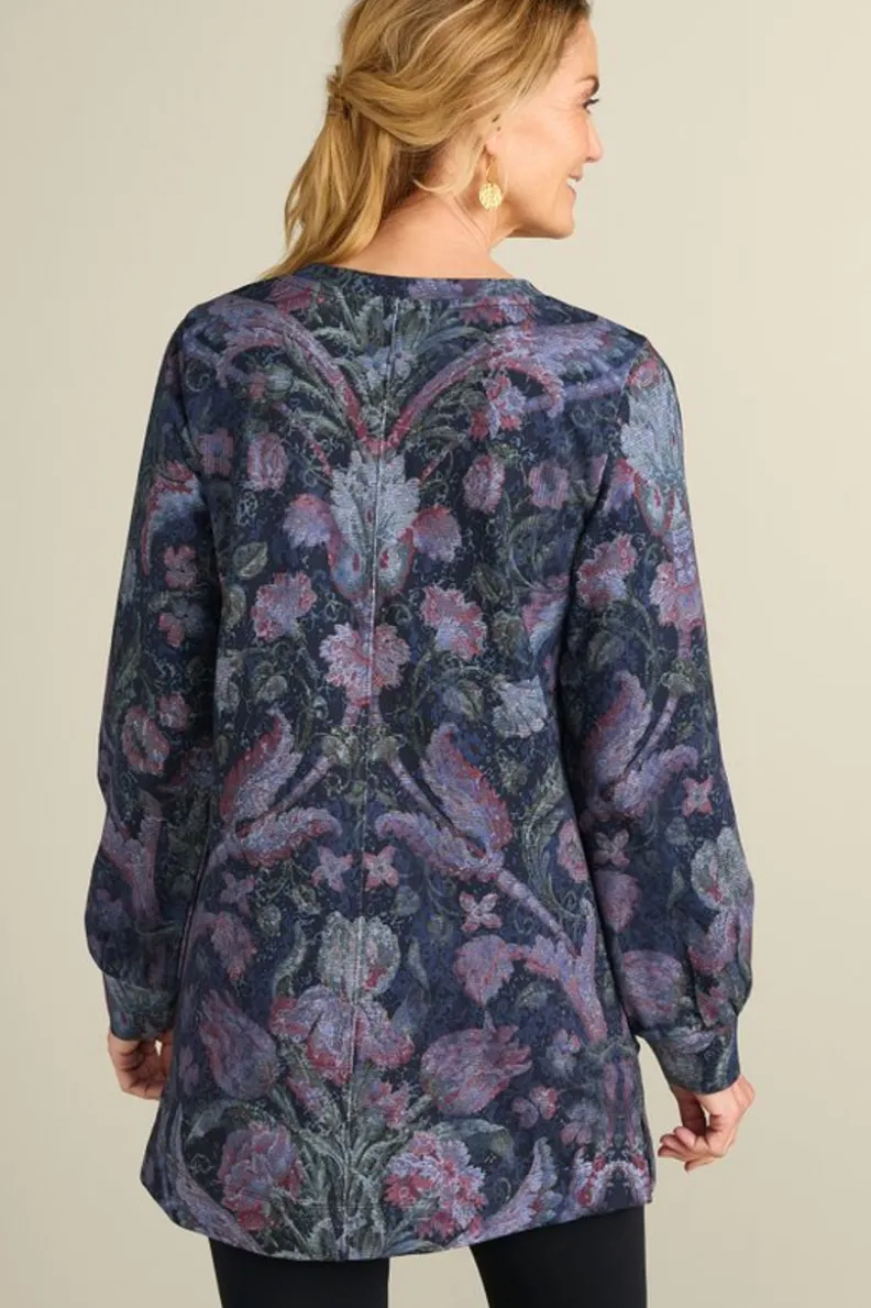 Túnica Edith en Felpa Francesa - Prenda Superior de la Colección Soft Surroundings con Diseño Versátil y Confort Excepcional