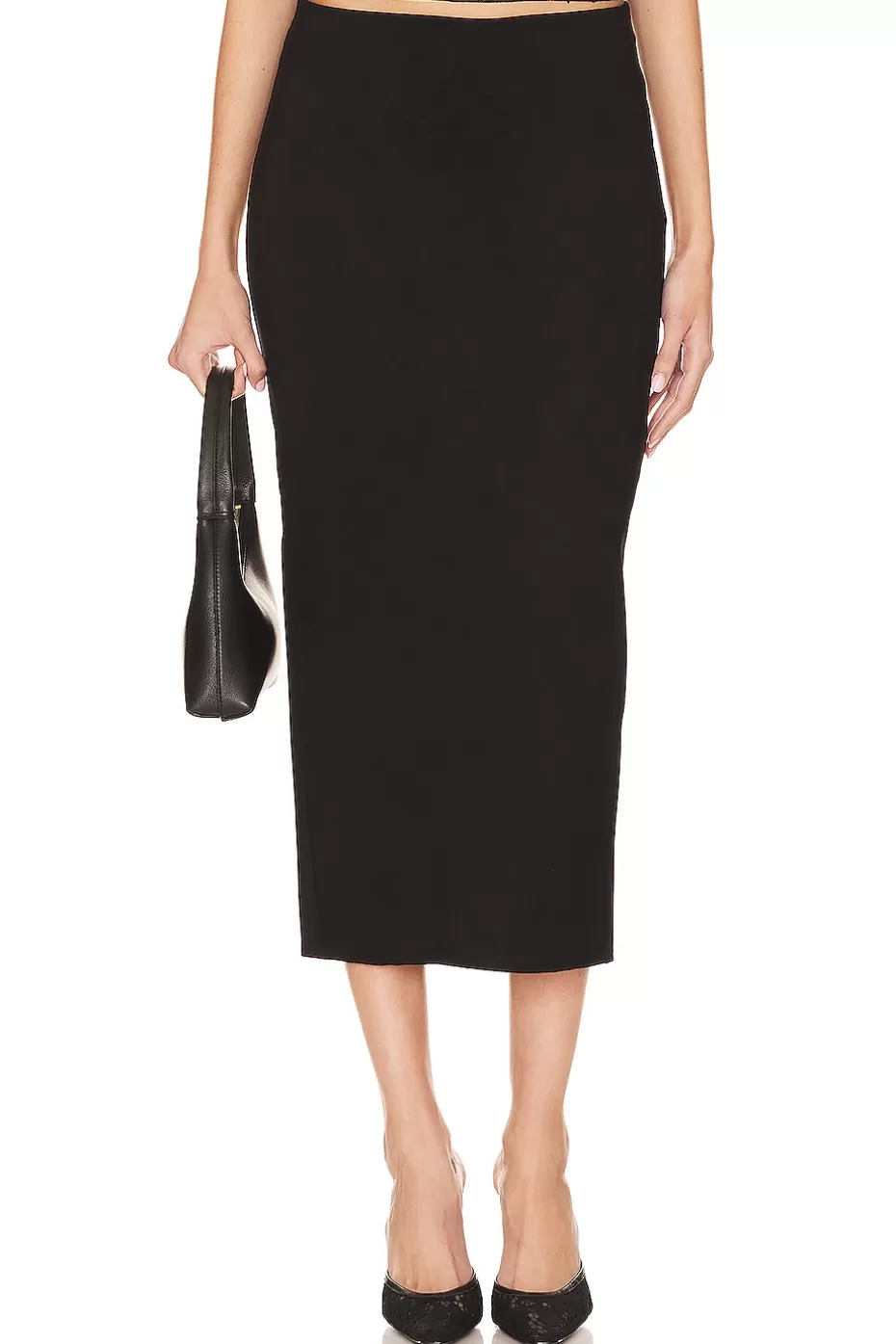 Falda Mid-Length con Detalles Elegantes - Diseño Fabienne by Lovers & Friends