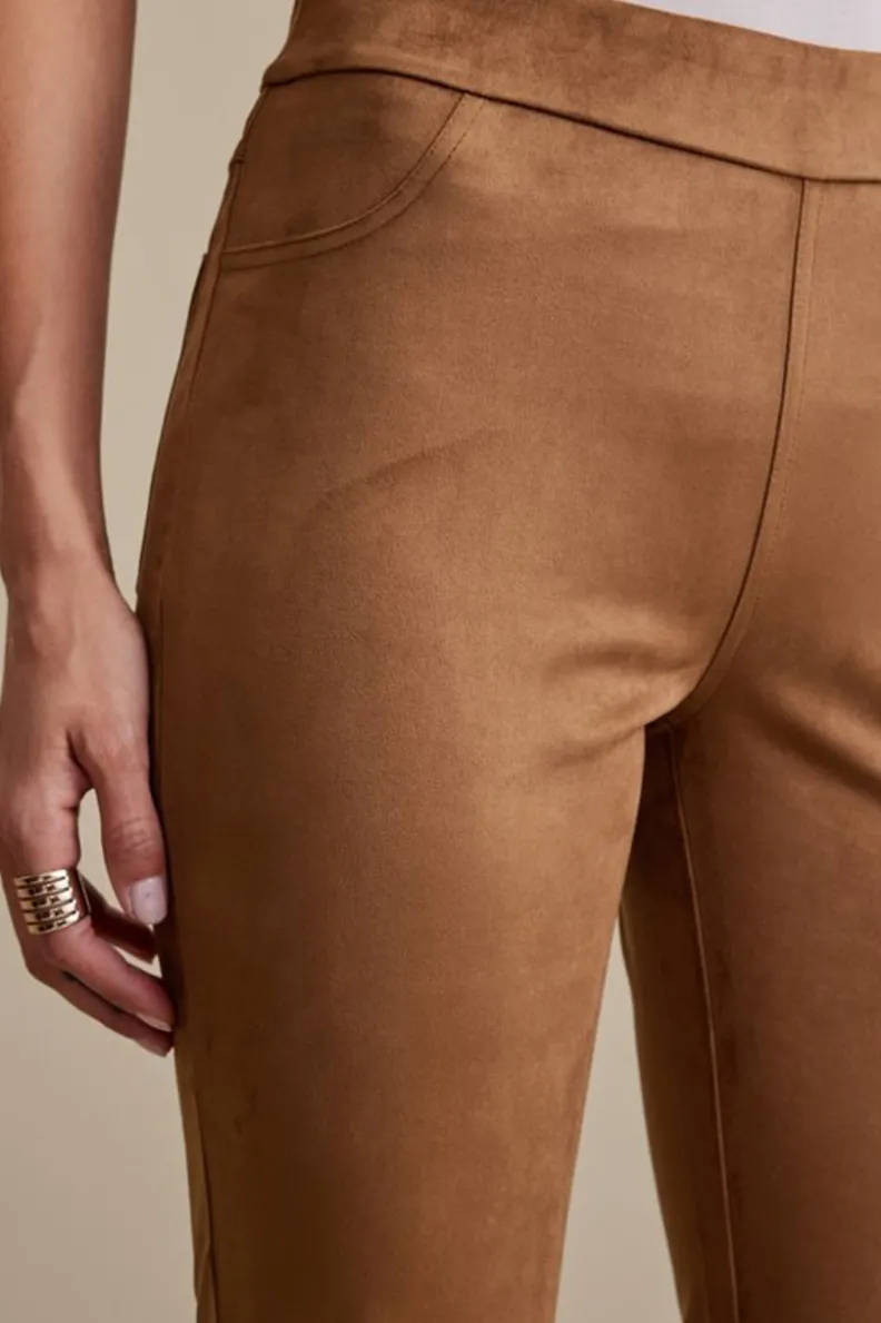 Pantalones Sofisticados de Piel Sintética - Corte Botero con Detalles Acogedores by Soft Surroundings