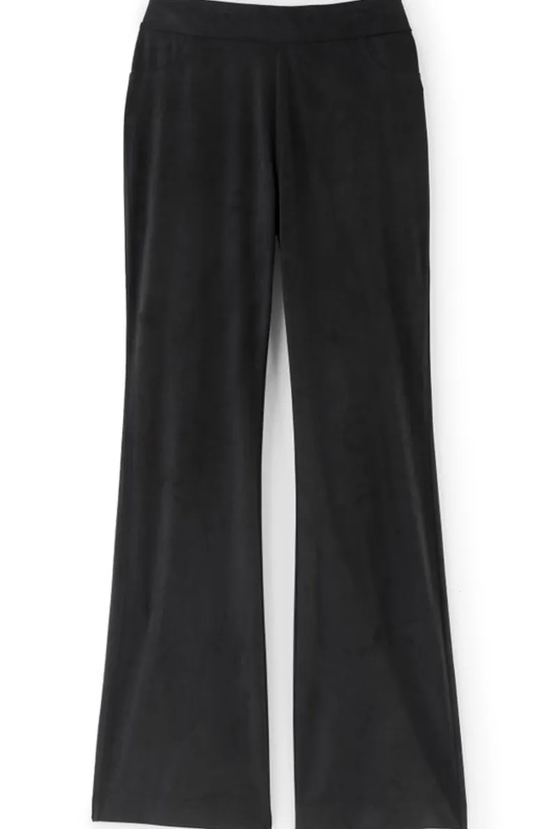 Pantalones Sofisticados de Piel Sintética - Corte Botero con Detalles Acogedores by Soft Surroundings