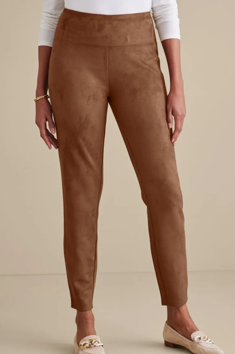 Leggings Soft Surroundings en Piel de Antifaz - Tiro Alto Elástico y Cómodo para Movilidad Diaria