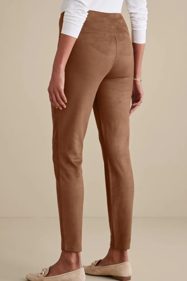 Leggings Soft Surroundings en Piel de Antifaz - Tiro Alto Elástico y Cómodo para Movilidad Diaria
