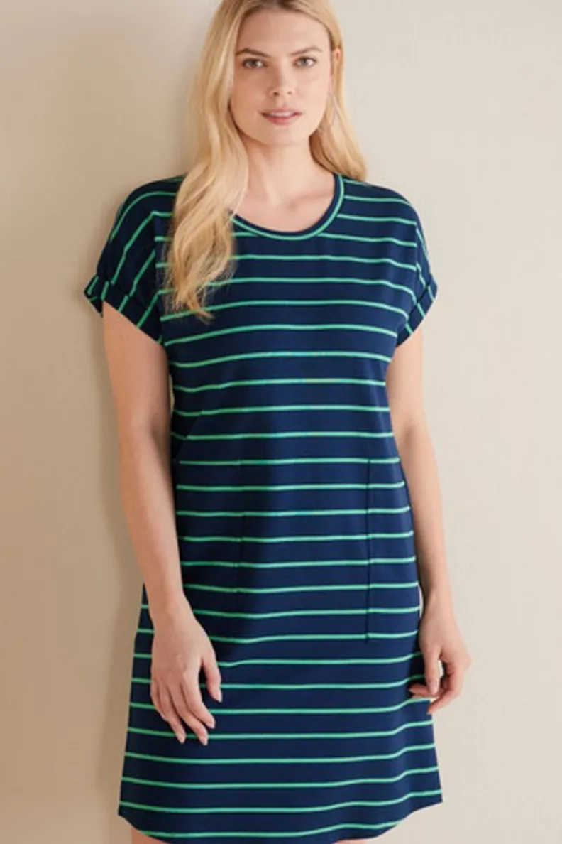 Vestido Corto French Terry Fino - Abrigo Suave para Outfits Relajados