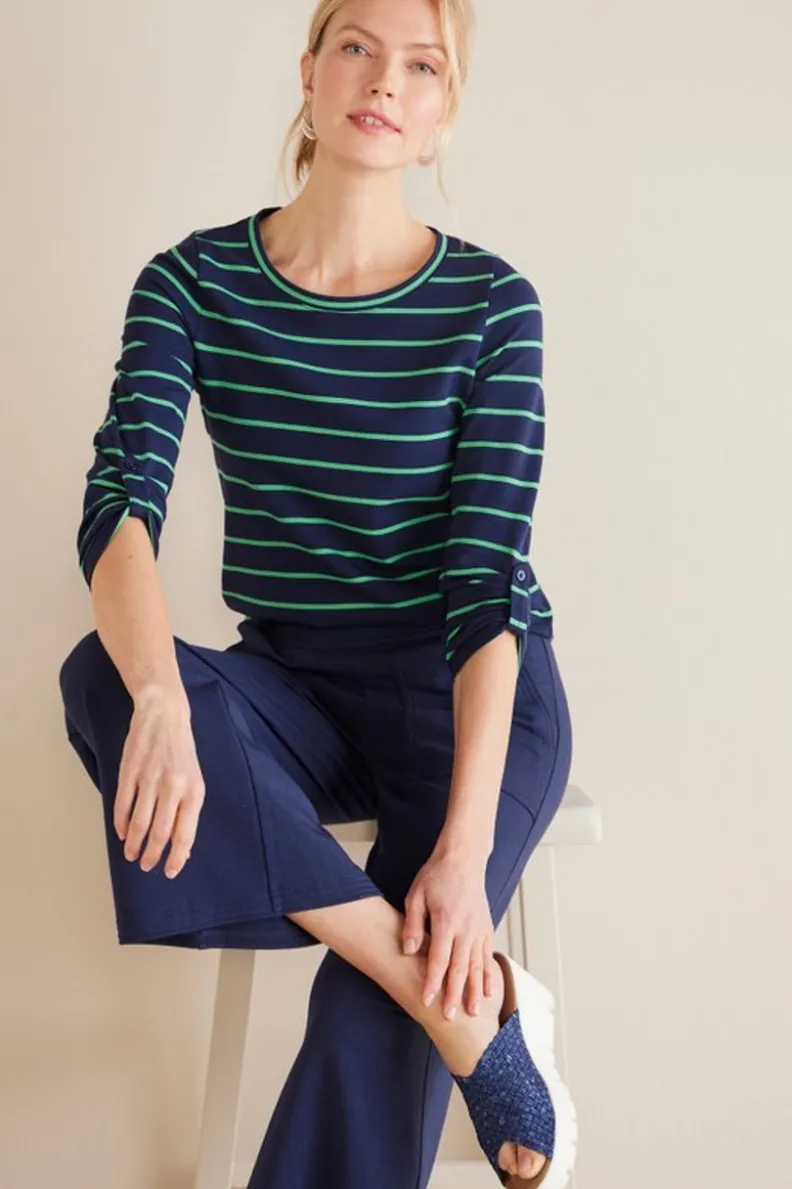 Camisetas Fina Colección Entorno Suave - Tejido Francés Algodón con Detalles Acanalados, Diseño Casual para Día a Día