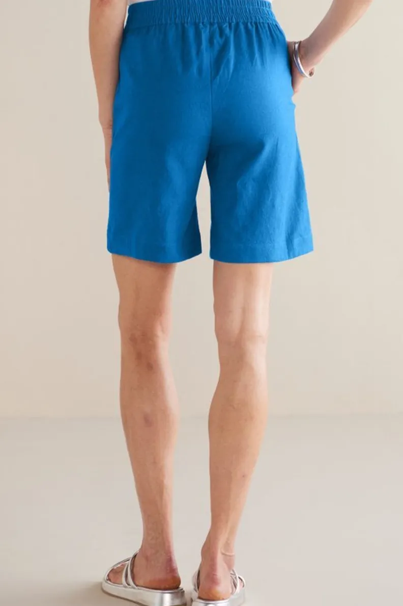 Bermudas Flavia de Soft Surroundings - Tejido transpirable de lino y algodón · Estilo casual para looks frescos · Comodidad premium en días cálidos